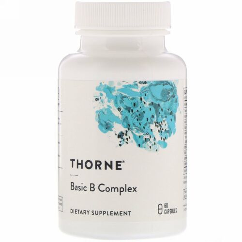 Thorne Research, ベーシックBコンプレックス、カプセル60粒