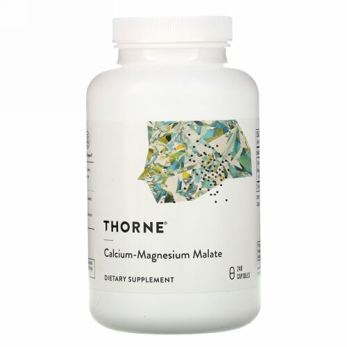 Thorne Research, リンゴ酸カルシウム-マグネシウム、カプセル240個