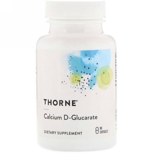 Thorne Research, D-グルコン酸カルシウム, 90植物由来カプセル