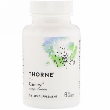 Thorne Research, Carnityl、アセチル-L-カルニチン、60カプセル