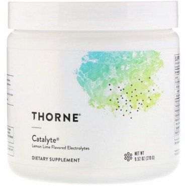 Thorne Research, カタライト、レモンライム風味の電解質、270g（9.52 oz）