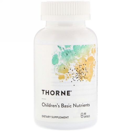 Thorne Research, 子どもの基本栄養素、180粒 (Discontinued Item)