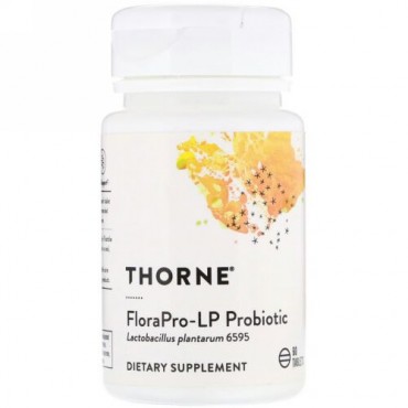Thorne Research, FloraPro-LP プロバイオティック、タブレット 60錠