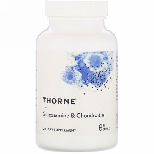 Thorne Research, グルコサミン＆コンドロイチン、カプセル90粒