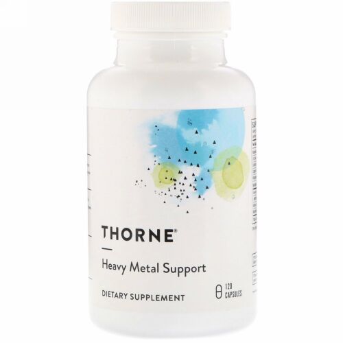Thorne Research, 重金属サポート、120カプセル