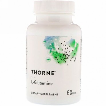 Thorne Research, L-グルタミン、カプセル90粒
