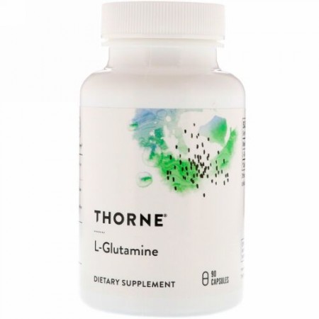 Thorne Research, L-グルタミン、カプセル90粒