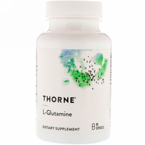 Thorne Research, L-グルタミン、カプセル90粒