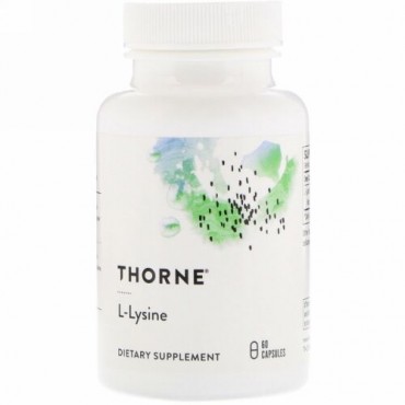 Thorne Research, L-リシン, 60 ベジキャップ