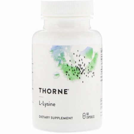 Thorne Research, L-リシン, 60 ベジキャップ