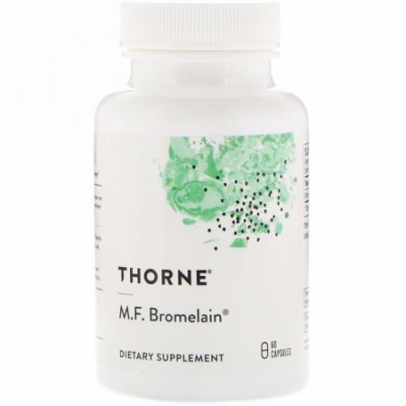Thorne Research, M.F.ブロメライン、 60ベジキャップ