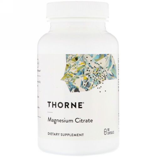 Thorne Research, マグネシウムクエン酸塩, 90 ベジキャップス (Discontinued Item)