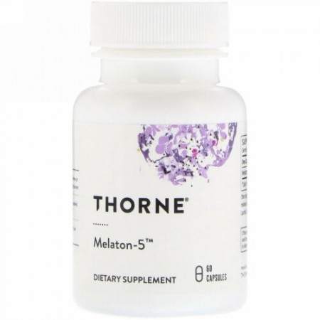 Thorne Research, メラトン-5, 60カプセル