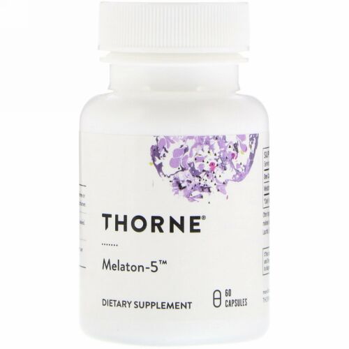 Thorne Research, メラトン-5, 60カプセル