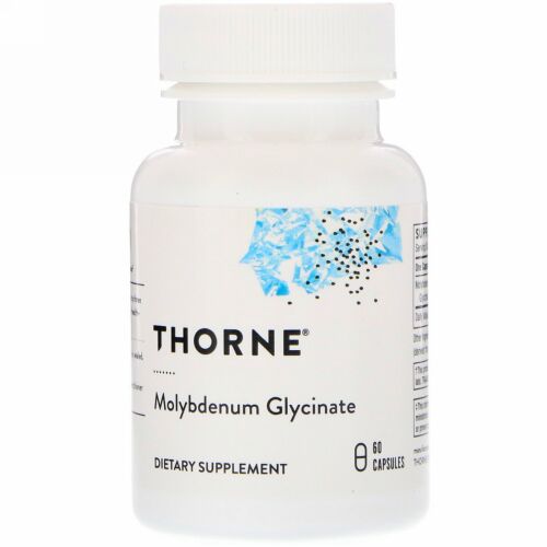 Thorne Research, モリブデングリシン酸塩、60カプセル