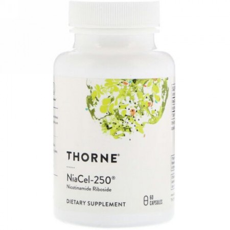 Thorne Research, ナイアセル-250、ニコチンアミドリボシド、60カプセル (Discontinued Item)