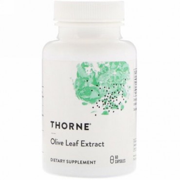 Thorne Research, オリーブの葉エキス、 60植物性カプセル