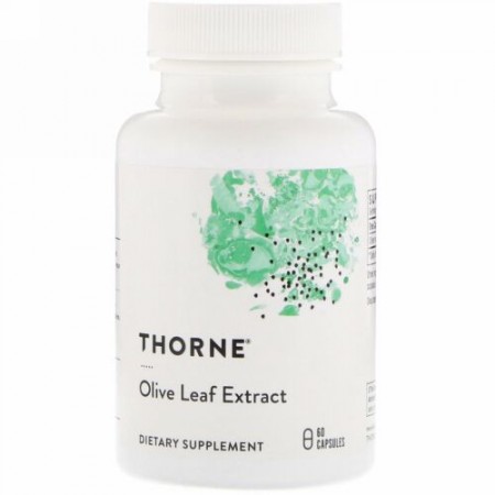 Thorne Research, オリーブの葉エキス、 60植物性カプセル