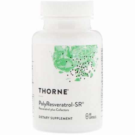Thorne Research, ポリレスベラトロール-SR、60カプセル