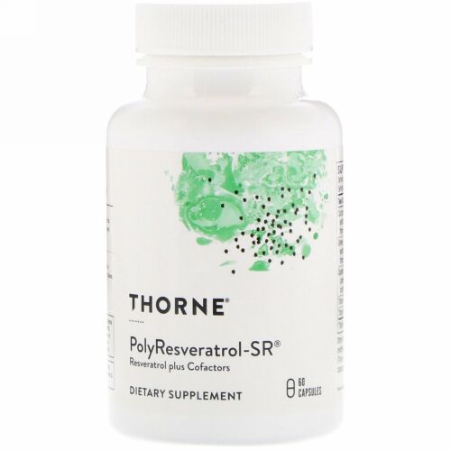 Thorne Research, ポリレスベラトロール-SR、60カプセル