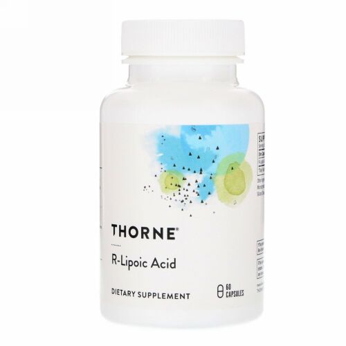 Thorne Research, Rリポ酸, ベジタリアンカプセル60粒