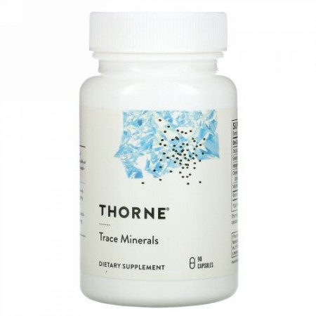 Thorne Research, トレースミネラル、90錠