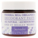 Tierra Mia Organics, デオドラントペースト、ラベンダー、2液量オンス (65 g) (Discontinued Item)