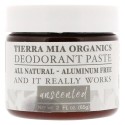 Tierra Mia Organics, デオドラントペースト、無香、2液量オンス (65 g) (Discontinued Item)