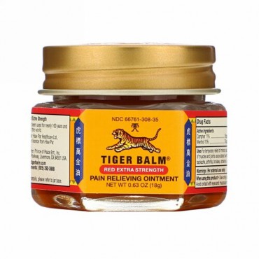 Tiger Balm, 痛み軽減軟膏, エクストラストレングス, 0.63 オンス (18 g)