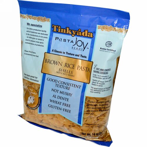 Tinkyada, パスタジョイ・レディ、玄米パスタ シェル型、16 oz (454 g) (Discontinued Item)