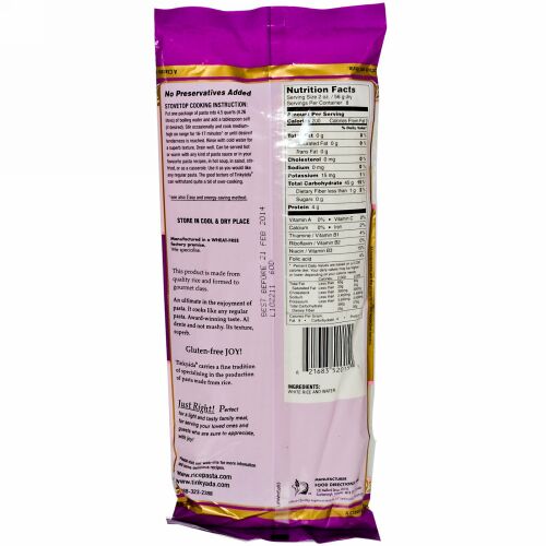 Tinkyada, 白米パスタ、スパゲティスタイル、16 oz (454 g) (Discontinued Item)