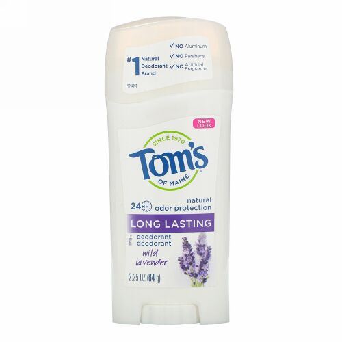Tom's of Maine, Natural Long Lasting Deodorant, Wild Lavender, 2.25 oz (64 g)