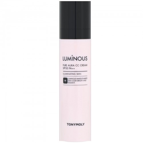 Tony Moly, Luminous, Pure Aura CC Cream, SPF 30 PA++, 1.69 oz (50 ml) (Discontinued Item)
