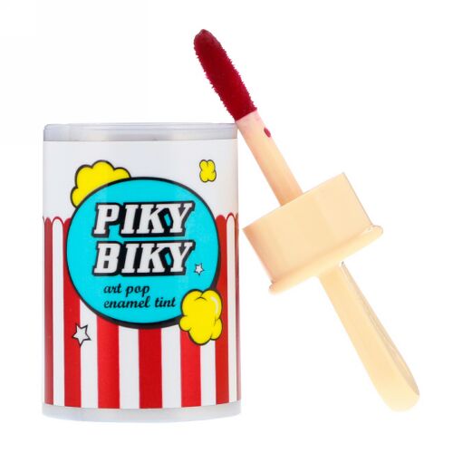 Tony Moly, パイキー バイキー、アート ポップ エナメル ティント、03 セクシー ムード、6 g (Discontinued Item)