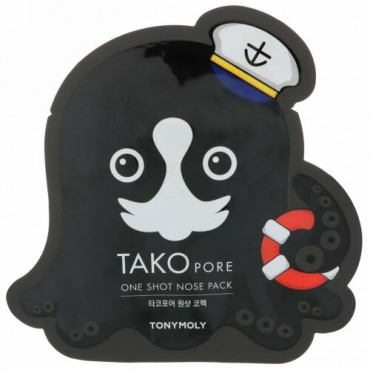 Tony Moly, タコポア、ワンショット鼻パック、1枚