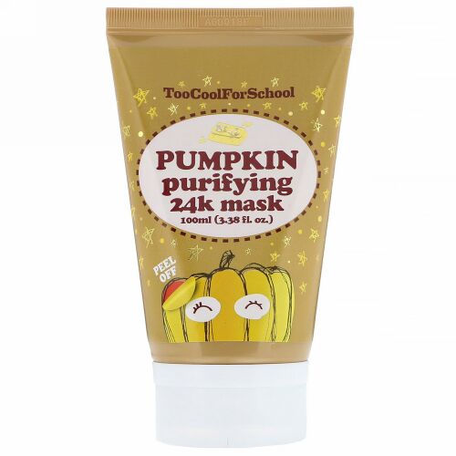 Too Cool for School, パンプキン ピュリファイング 24K マスク、3.38 fl oz (100 ml)