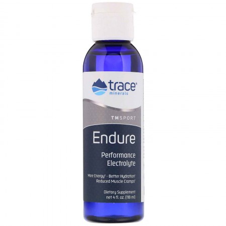Trace Minerals Research, エンデュア（Endure）、パフォーマンスエレクトロライト（電解質）、4 fl oz (118 ml)