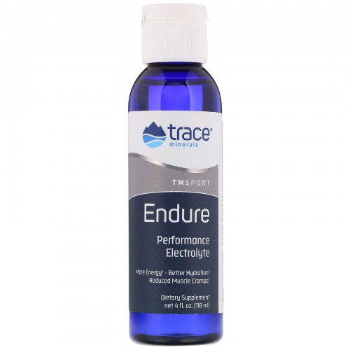 Trace Minerals Research, エンデュア（Endure）、パフォーマンスエレクトロライト（電解質）、4 fl oz (118 ml)