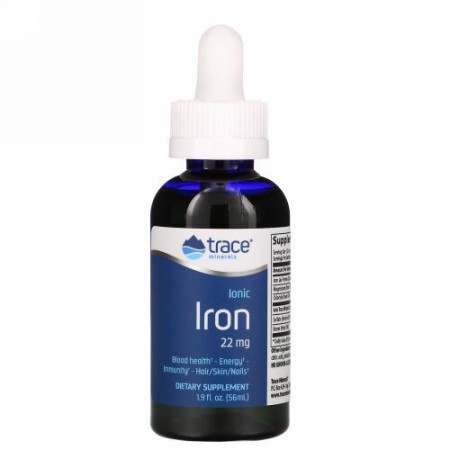 Trace Minerals Research, Ionic Iron, 22 mg, 1.9 fl oz (56 ml)