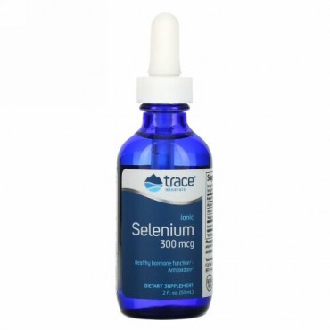 Trace Minerals Research, イオニック・セレン、300 mcg、 2 液量オンス (59 ml)