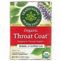 Traditional Medicinals, オーガニックThroat Coat（スロートコート）、アカニレ入りオリジナル、カフェインフリー、個包装ティーバッグ16袋、32g（1.13オンス）