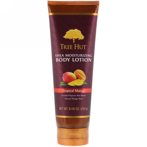 Tree Hut, シア保湿ボディローション、トロピカルマンゴー、9 oz (255 g)