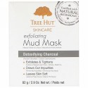 Tree Hut, スキンケア、角質を除去するマッドマスク、解毒作用のあるチャコール、2.9 oz (82 g)