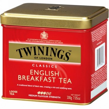 Twinings, クラシック, イングリッシュブレックファスト・ルーズティ,  7.05 オンス (200 g)