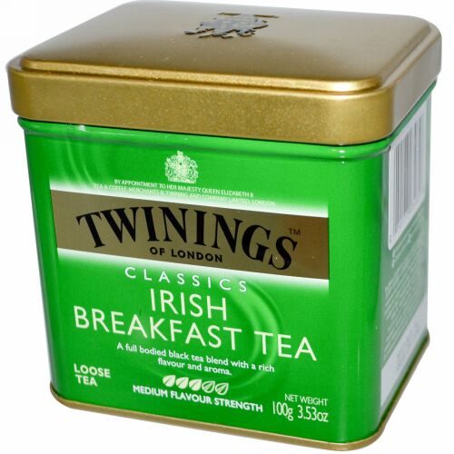 Twinings, クラシック, アイリッシュブレックファスト・ルーズティ,  3.53 オンス (100 g)