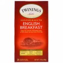 Twinings, English Breakfast Tea、24袋入り、1.76 oz (50 g)
