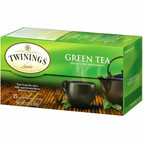 Twinings, 緑茶、ティーバッグ25袋、1.76オンス（50g） (Discontinued Item)
