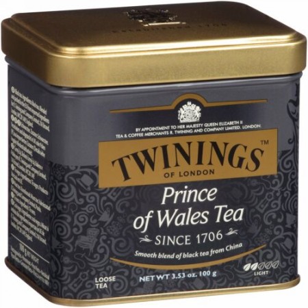 Twinings, プリンスオブウェールズ（Prince of Wales）ばら売り茶, 3.53オンス（100 g） (Discontinued Item)