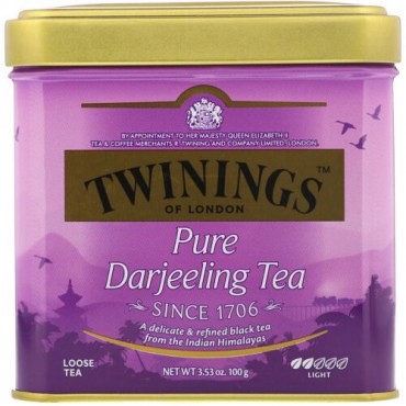 Twinings, Pure Darjeeling Tea, 3.53 oz (100 g) (Discontinued Item)