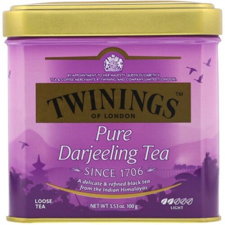 Twinings, Pure Darjeeling Tea, 3.53 oz (100 g) (Discontinued Item)